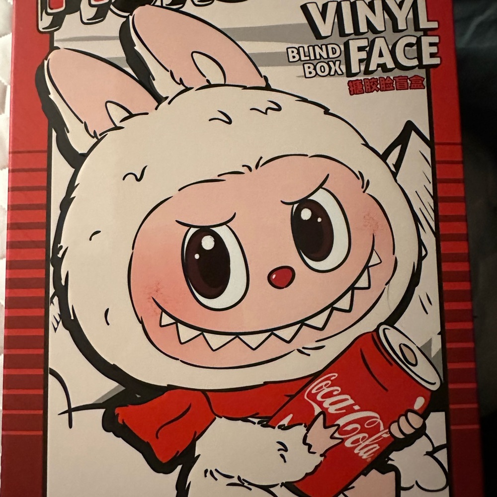 Coca Cola Themed Vinyl Face Labubu Blind Box